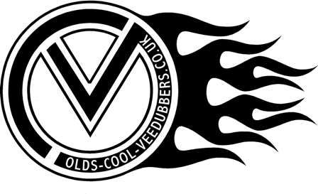 VDUB RH flamed logo sticker
